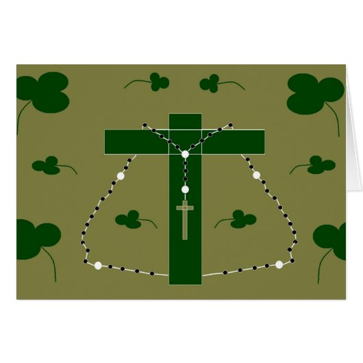 Rosary and Clover Cards (Front Horizontal)