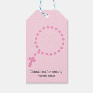 Rosary beads * choose background color gift tags