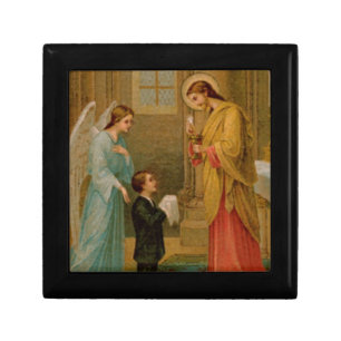 Rosary Box: Happy Is The Soul Jewelry Box