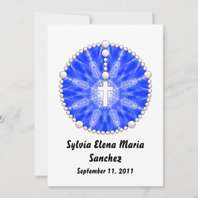 Rosary Dream Catcher Invite (Front)