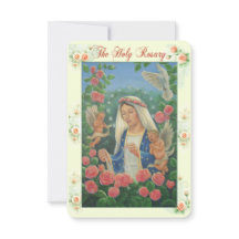 Rosary Prayer Card with my Original Artwork
