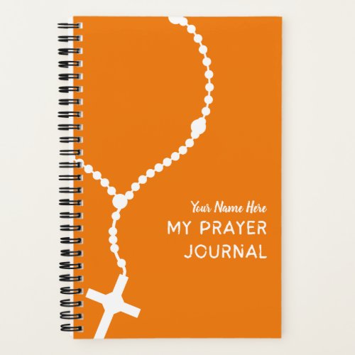 Rosary Prayer Journal Catholic Spiritual Notebook