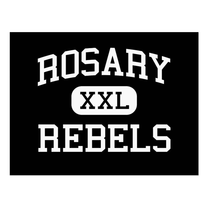 Rosary   Rebels   High   Saint Louis Missouri Postcard