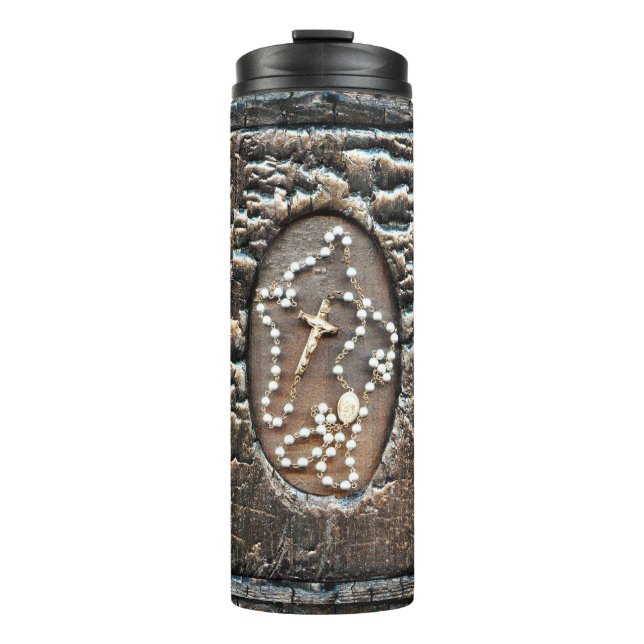 Rosary Thermal Tumbler (Front)