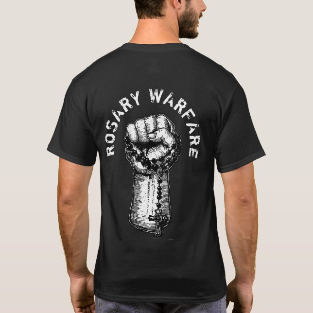 Rosary Warfare T-Shirt (Back)