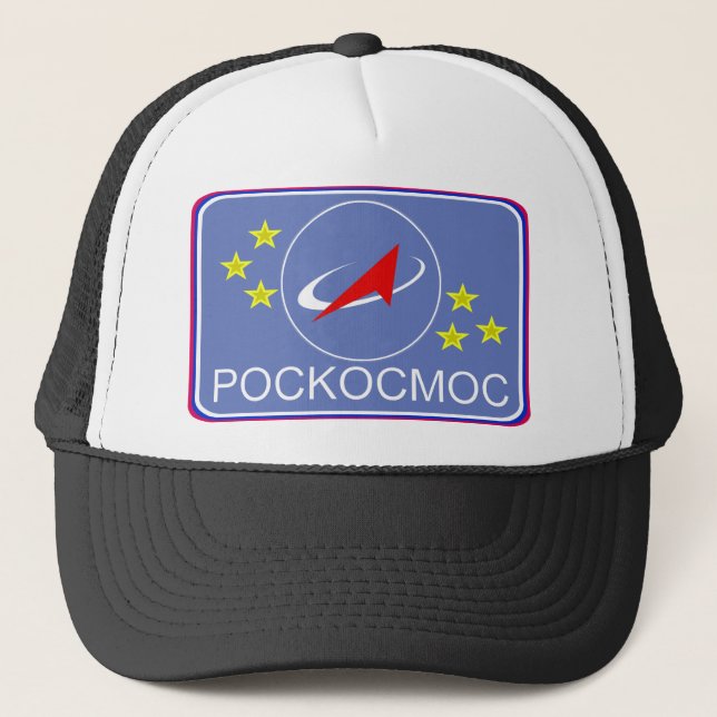 Roscosmos Flight Patch Trucker Hat (Front)