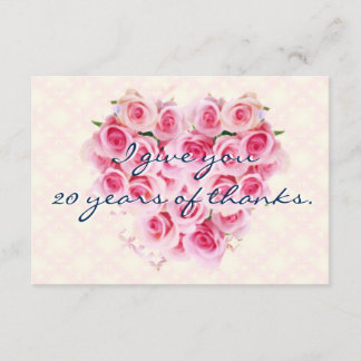 ROSE 感謝 カード THANK YOU CARD