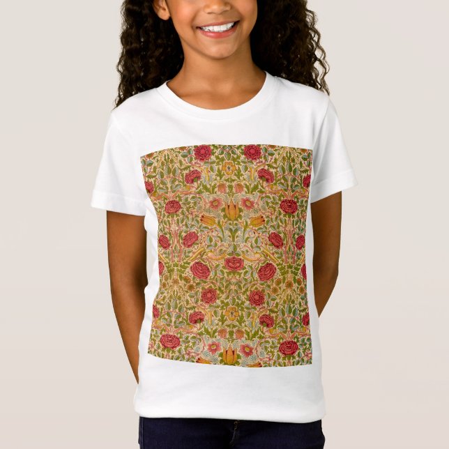 Rose, 1883 by William Morris T-Shirt (Front)