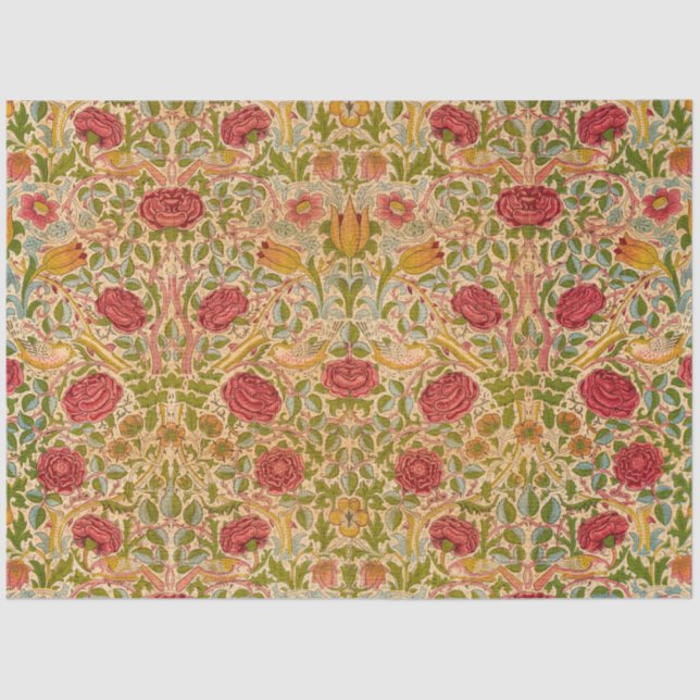 Rose, 1883 by William Morris Tissue Paper (Front)