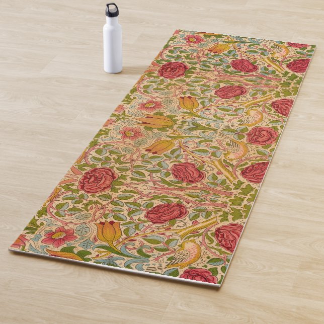 Rose, 1883 by William Morris Yoga Mat (In Situ)