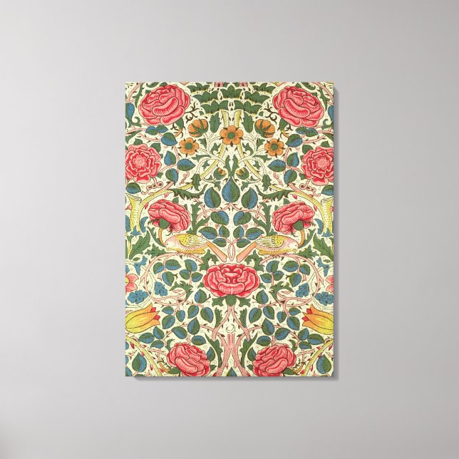 'Rose', 1883 (printed cotton) Canvas Print (Front)
