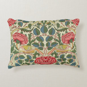 'Rose', 1883 (printed cotton) Decorative Pillow