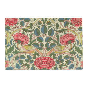 'Rose', 1883 (printed cotton) Placemat