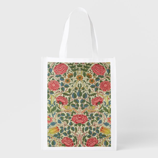 'Rose', 1883 (printed cotton) Reusable Grocery Bag (Front)