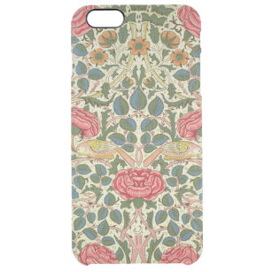 'Rose', 1883 (printed cotton) Clear iPhone 6 Plus Case