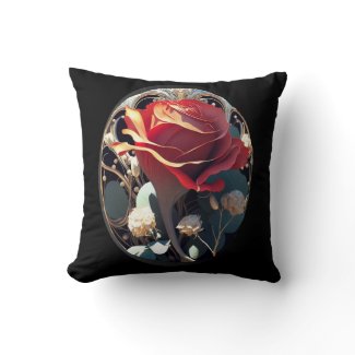 ROSE #1 THROW PILLOW