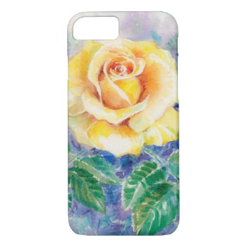 Rose 2 Iphone 8/7 Case by watercoloring at Zazzle