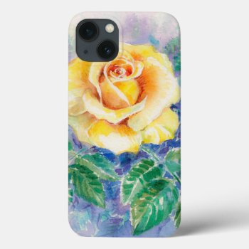 Rose 2 Iphone 13 Case by watercoloring at Zazzle