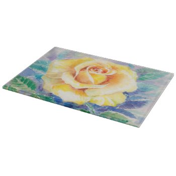 Rose 2 Cutting Board by watercoloring at Zazzle