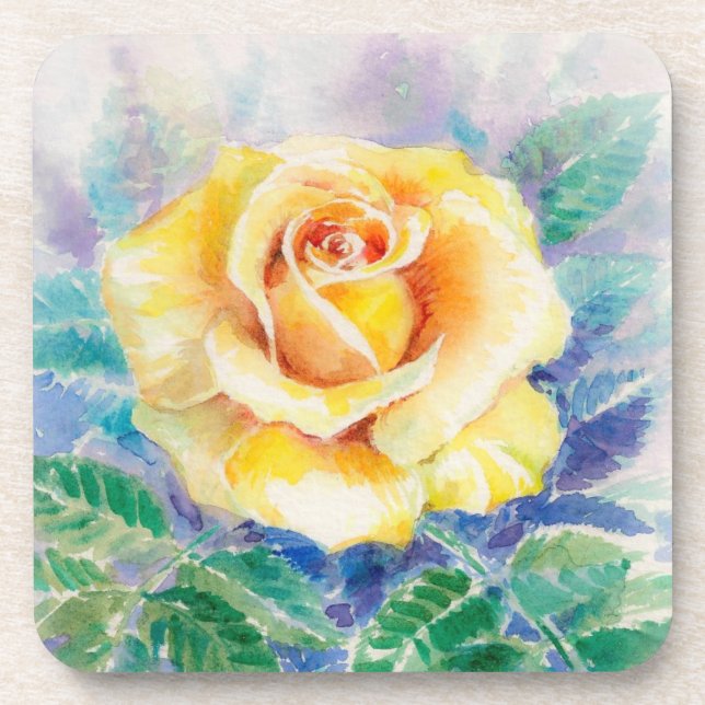 Rose 2 drink coaster (Front)