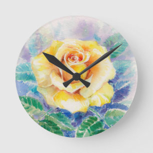 Rose 2 round clock