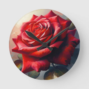 Rose 2 round clock