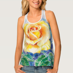 Rose 2 tank top