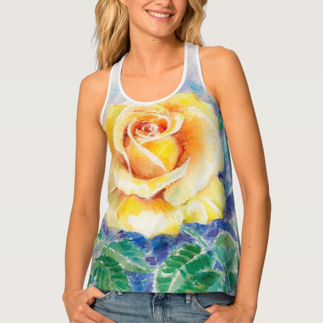 Rose 2 tank top (Front)