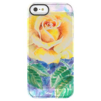 Rose 2 Permafrost Iphone Se/5/5s Case by watercoloring at Zazzle