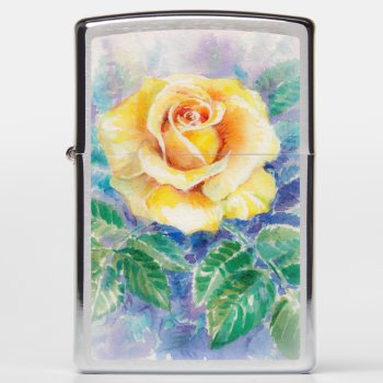 Rose 2 Zippo Lighter by watercoloring at Zazzle