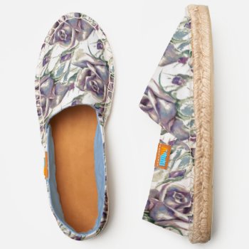 Rose 3 Espadrilles by watercoloring at Zazzle