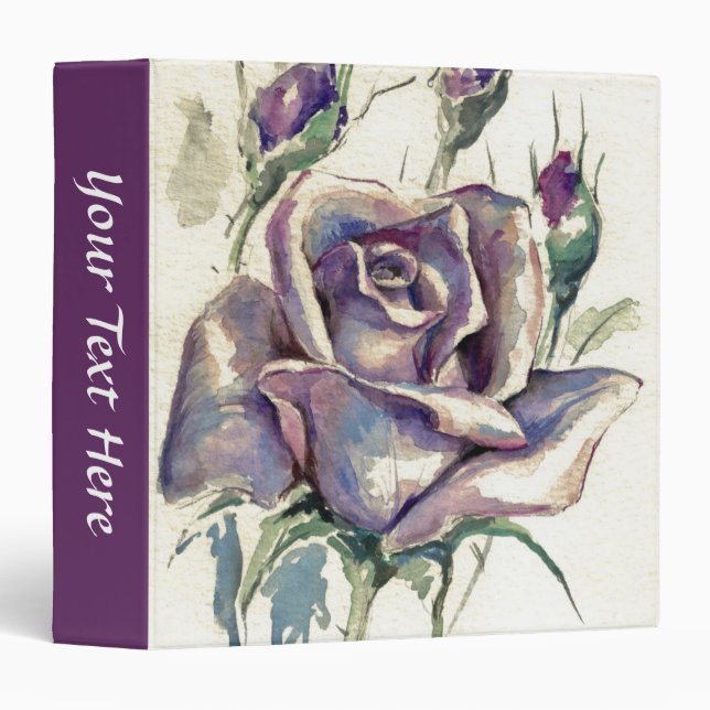 Rose 3 ring binder (Front/Spine)