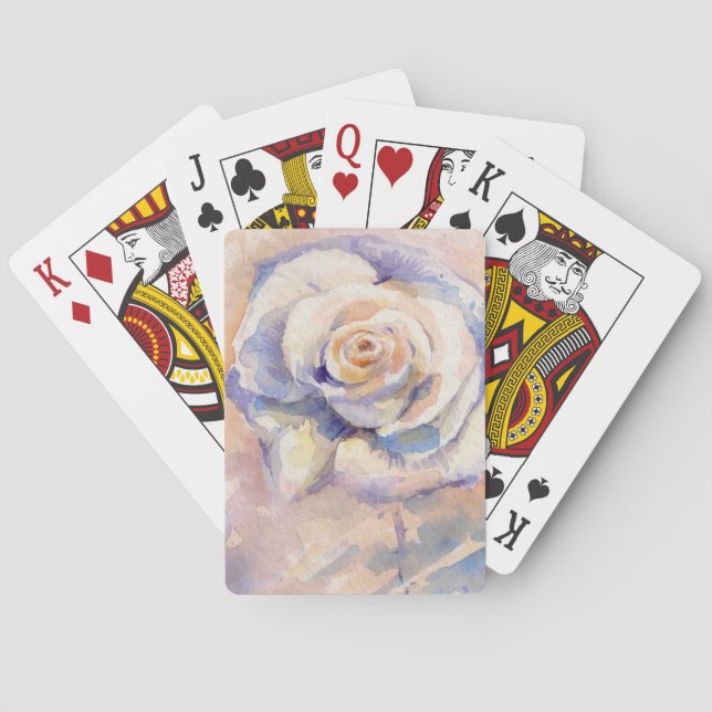 Rose 4 poker cards (Back)