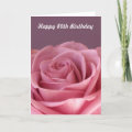 Rose 80th Birthday Card | Zazzle