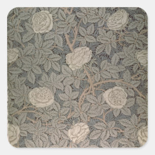 'Rose-90' wallpaper design Square Sticker
