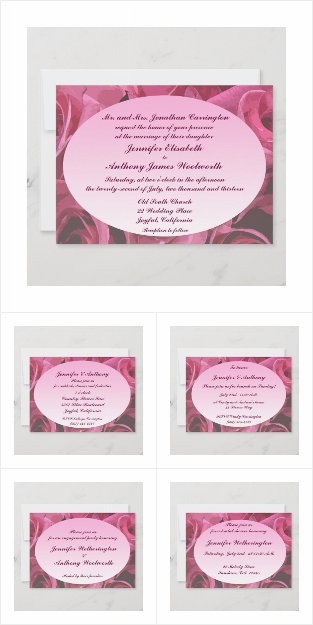Rose Abstract Wedding Collection