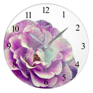 Rose Acrylic Wall Clock