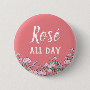 Rose All Day Button