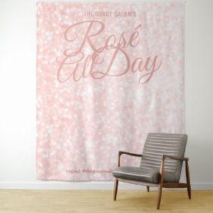 Rosé All Day   Event Photo Selfie Backdrop