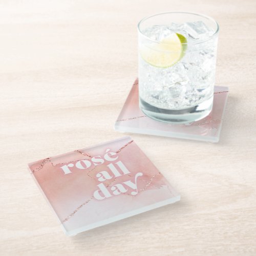 Ros All Day Glass Coasters