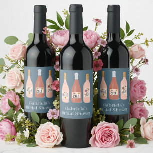 Rosé All Day Wine Lovers Cute CUSTOM Label