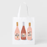 Rose All Day Wine Lovers Wine Tote Bag at Zazzle