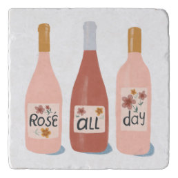 Rose all Day wine lovers wine Trivet