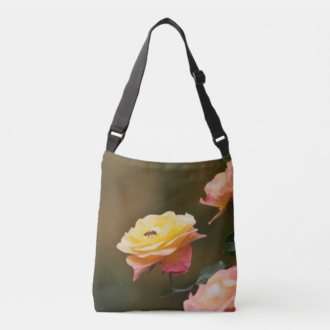 Rose and Bee Tote (Front)