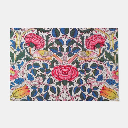 Rose and Bird William Morris Doormat