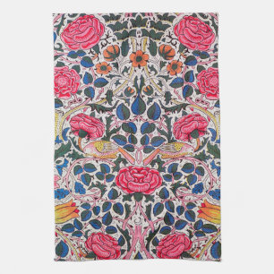 Rose and Bird, William Morris Kitchen Towel