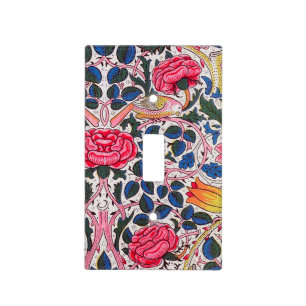 Rose and Bird, William Morris Light Switch Cover