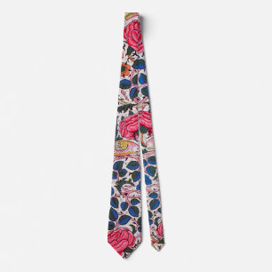 Rose and Bird, William Morris Neck Tie
