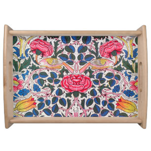 Rose and Bird, William Morris Serving Tray