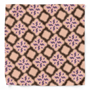 Rose and brown Bandana Jimette Design.